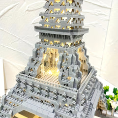 Paris Eiffel Tower Model Building Blocks Educational Toys Puzzle