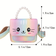 Kids Cartoon Rabbit Shoulder Bag Girls Coin Purse Handbag Wallet