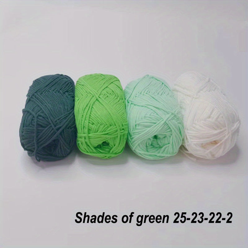 4pcs Milk Cotton Yarn DIY Candy Creative Doll Crochet Chunky Thick Soft Yarn