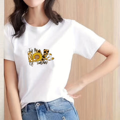 4pcs Yellow Sunflower Iron-On Patches DIY T-shirt Backpack