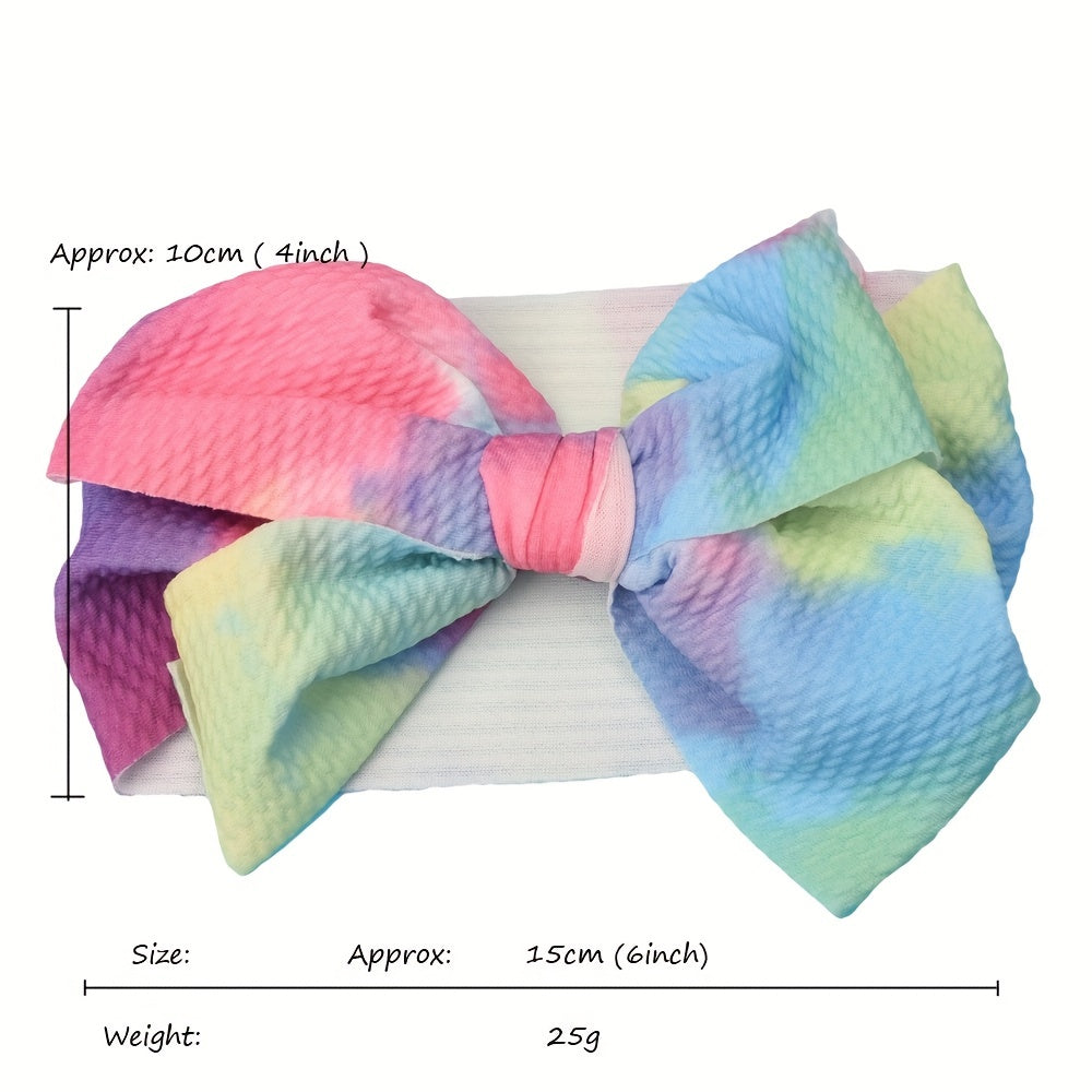 Baby Girls Watermelon Sunflowers Heart Plaid Bow Headband