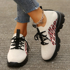 Women's Fashionable Breathable Mesh Road Running Shoes