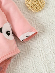 Baby Girls Long Sleeve Graphic Onesie