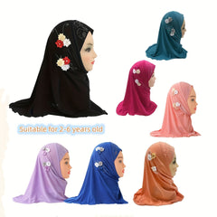 Muslim Bandana Arab Hat Hijab for Little Girls