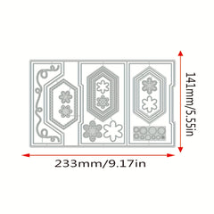 Flower Screen Metal Cutting Dies for Scrapbook Embossing