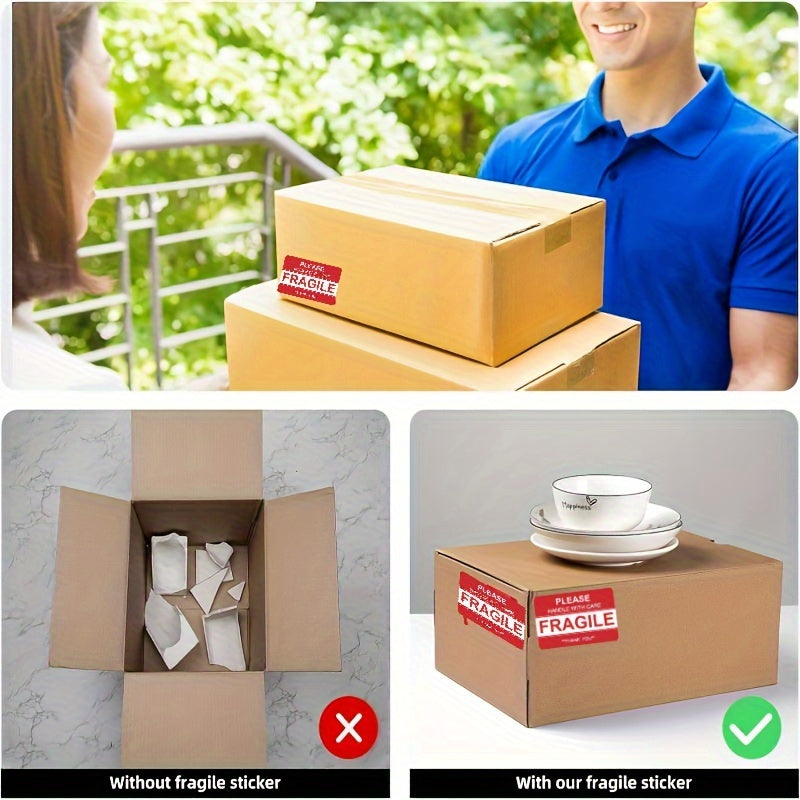 120pcs Crushable Stickers with Nursing Handle for Moving Glass