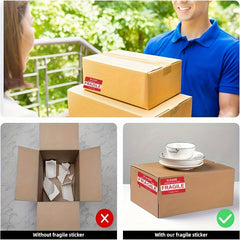 120pcs Crushable Stickers with Nursing Handle for Moving Glass