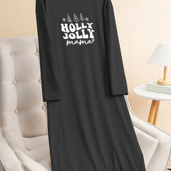Christmas Lounge Dress Women's Tee Dress