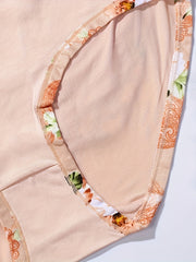 3 Pack Plus Size Seamless Floral Print Panties Set