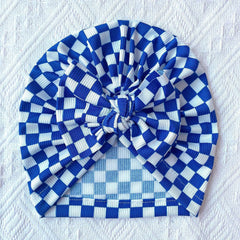 Plaid Bow Decor Hat for Women