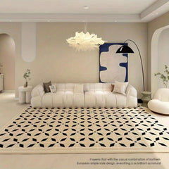 Loop Velvet Carpet European High End Living Room Coffee Table Bedroom Study Room