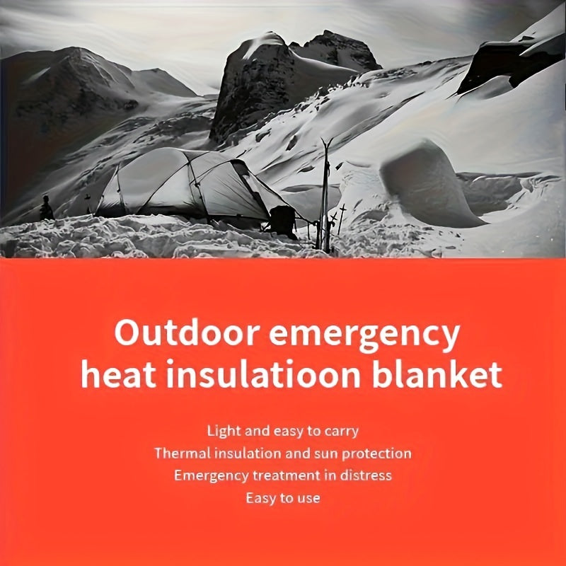 1pc Outdoor Emergency Blanket Survival Insulation Outdoor Supplies