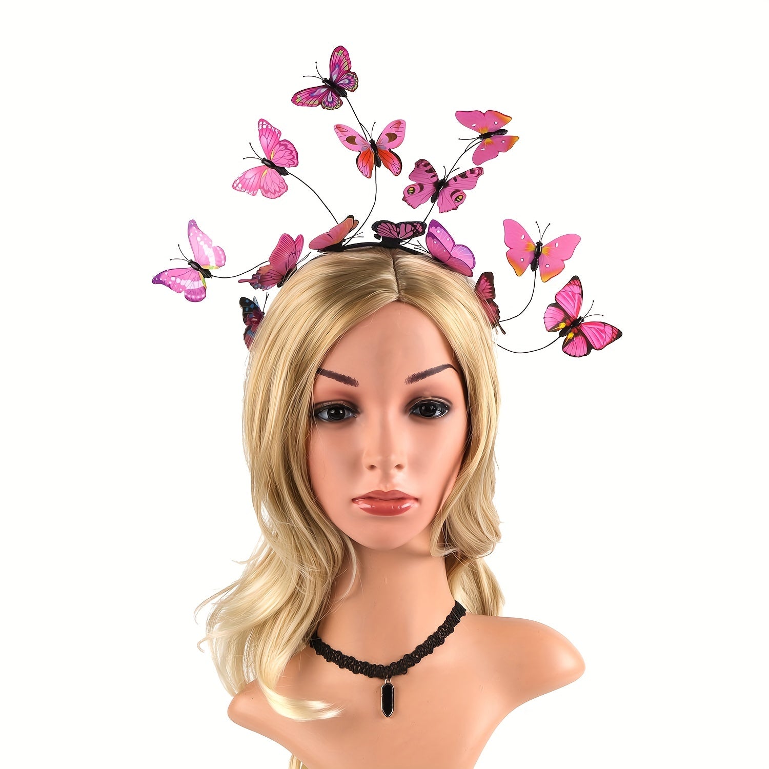 Butterfly Fascinator Headband Tea Party Halloween Costume Hair Accessories