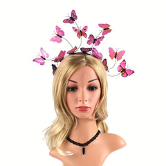 Butterfly Fascinator Headband Tea Party Halloween Costume Hair Accessories