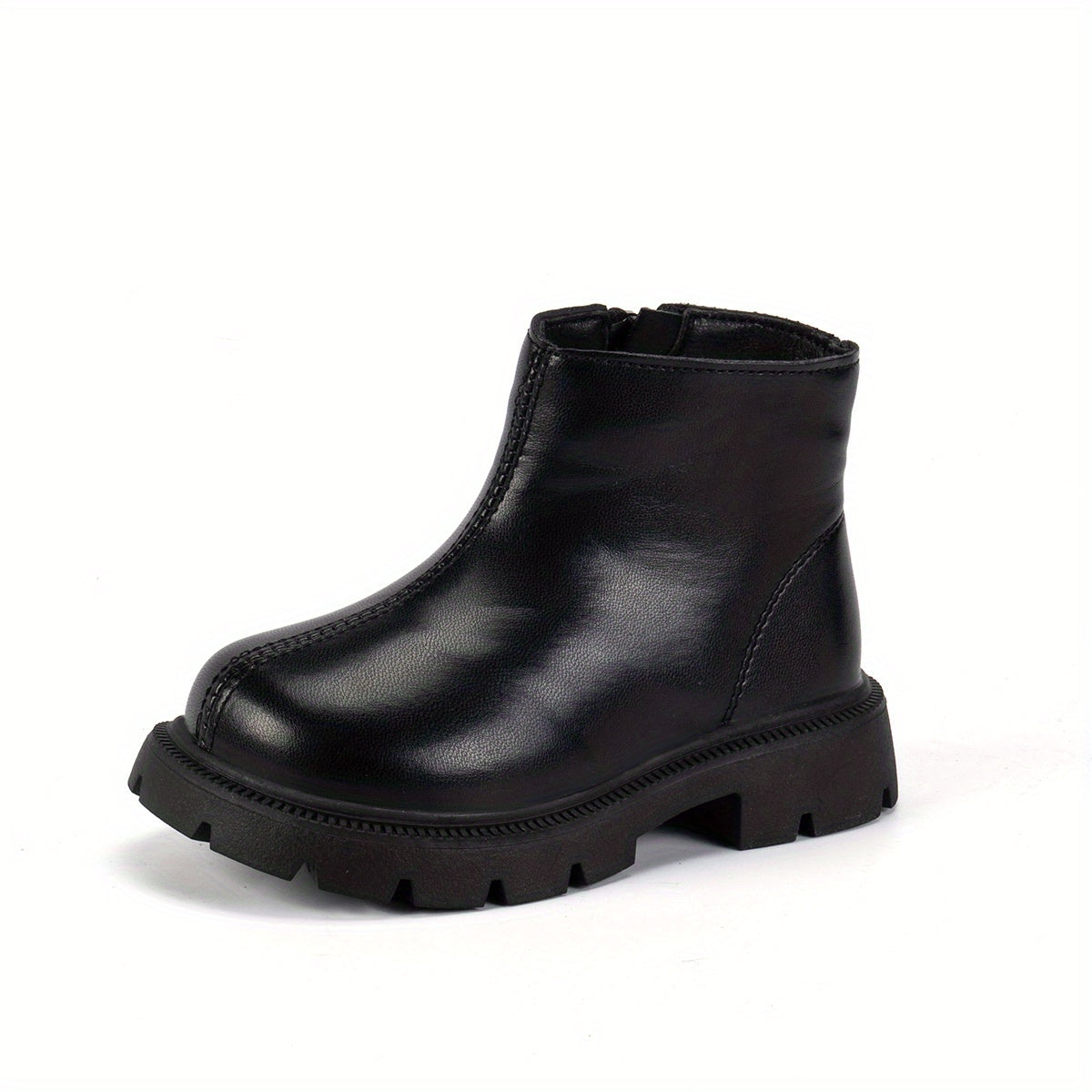 Girls Casual Ankle Boots Non Slip Zipper Comfortable Indoor Outdoor Travel