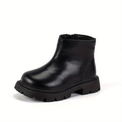 Girls Casual Ankle Boots Non Slip Zipper Comfortable Indoor Outdoor Travel