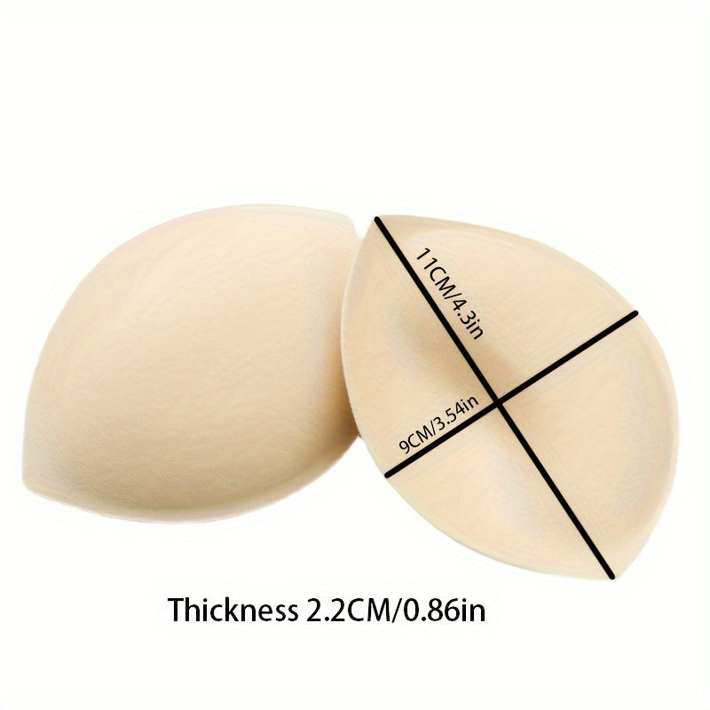 Invisible Sponge Bra Insert Pads - Chest Enhancer for Women's Lingerie