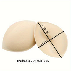 Invisible Sponge Bra Insert Pads - Chest Enhancer for Women's Lingerie