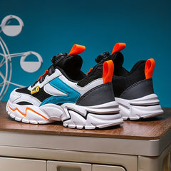 Unisex Kid's Chunky Shoes Soft Sole Sneakers For Outdoor Activities