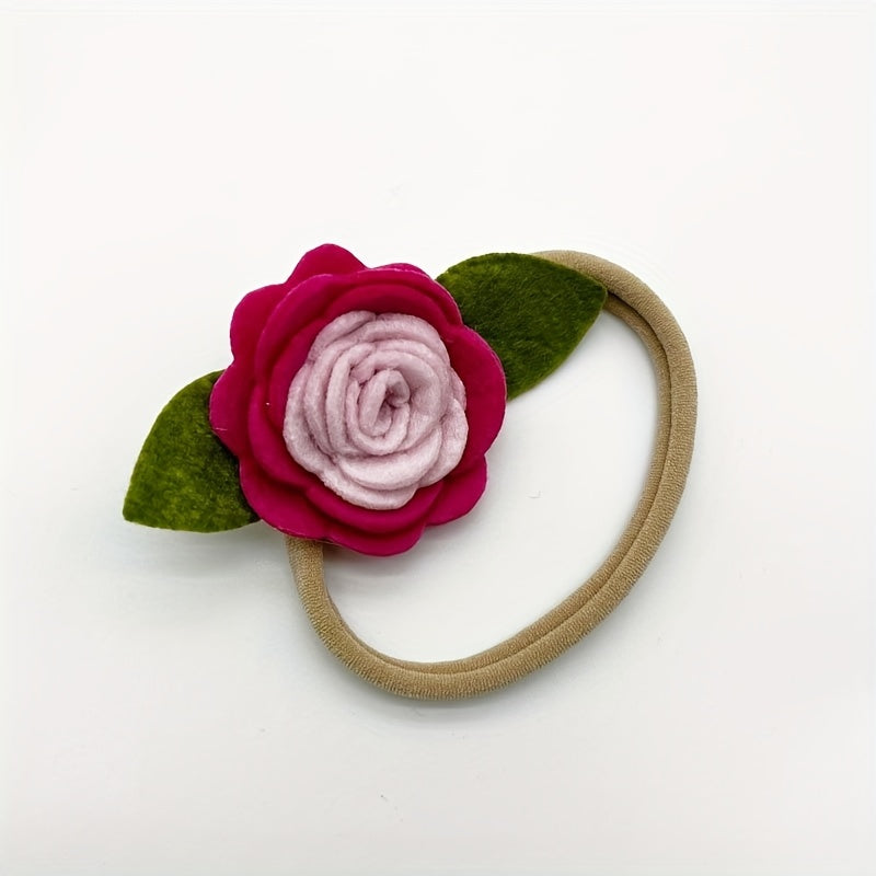 Cloth Flower Headbands Hair Clips Girls Hair Accessories
