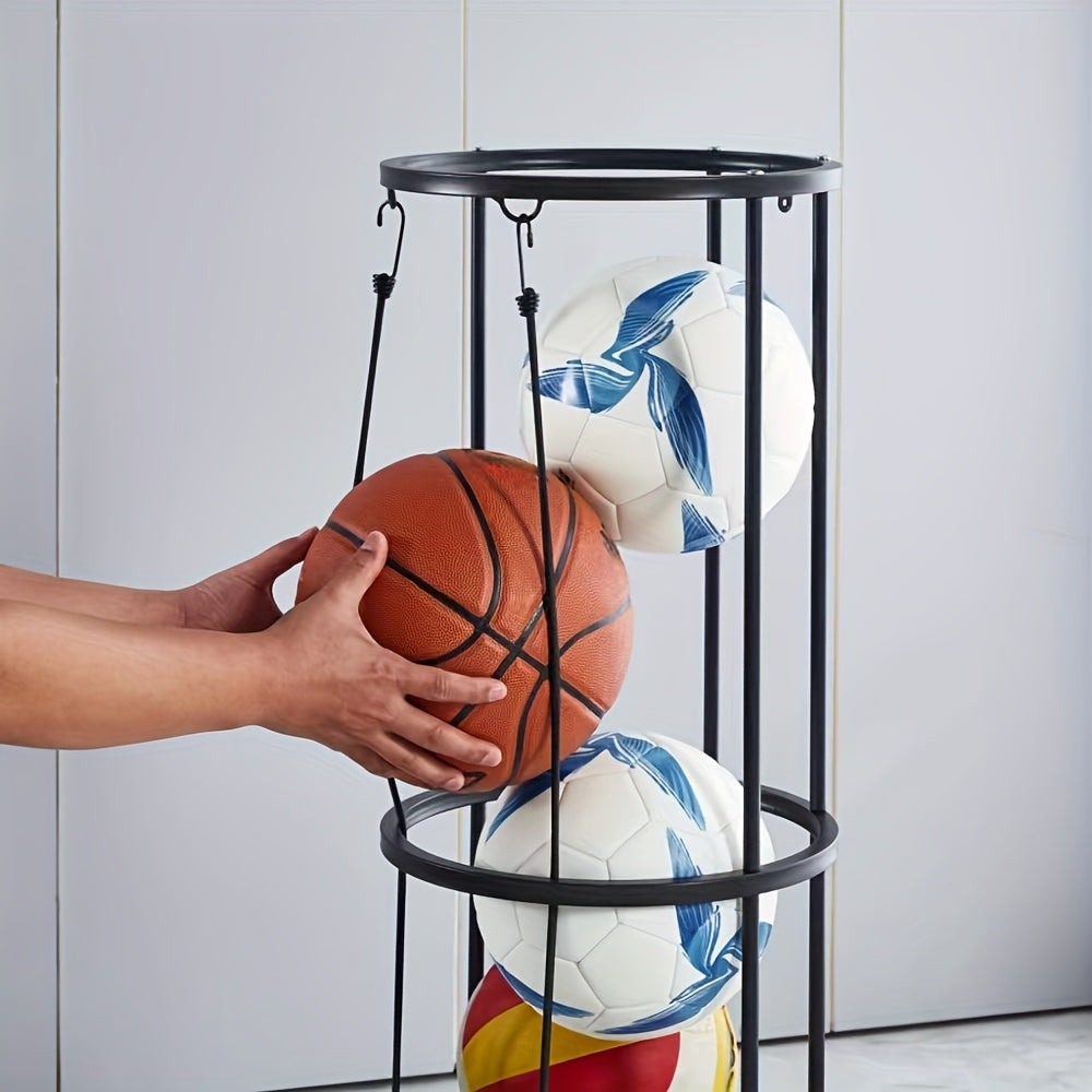 Ball Storage Basket Football Volleyball Home Storage Rack Toy Organizer Rack