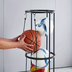 Ball Storage Basket Football Volleyball Home Storage Rack Toy Organizer Rack