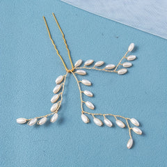 3pcs Wedding Pearl Hair Pins Bridal Hair Pins U Shaped Accessories