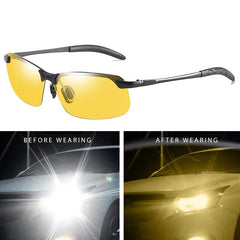 Vintage Photochromic Sunglasses Night Driving Fishing Shades