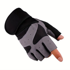 Non slip Breathable Half Finger Gloves for Mountaineering Cycling Weightlifting