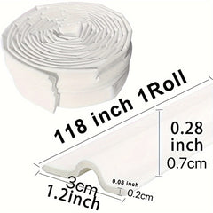 Door Seal Strip 118 Inch Self Adhesive Weather Stripping