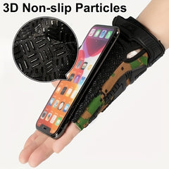 2pcs Outdoor Tactical Non-slip Half Finger Gloves For Training Cycling