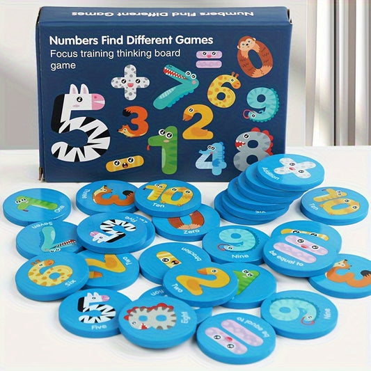 Teen Puzzle Number & Matching Game Recognition Counting Early Learning