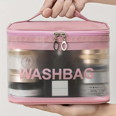 Transparent PVC Waterproof Makeup Bag Women's Travel Toiletry Bag