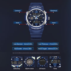 LIGE Classic Sports Digital Watch with Glow-in-the-Dark Display