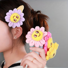 Kids' Sunflower Plush Hair Clip for Girls