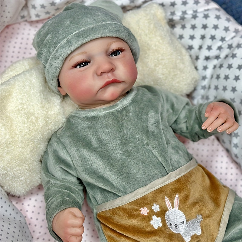 72 cm Reborn Baby Doll with Open Eyes Soft Vinyl Toy Dolls
