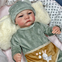 72 cm Reborn Baby Doll with Open Eyes Soft Vinyl Toy Dolls