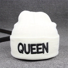 Cozy Letter Embroidered Knitted Hat