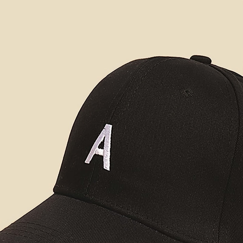 Heart A Embroidery Baseball Cap Lightweight Sun Hats For Women