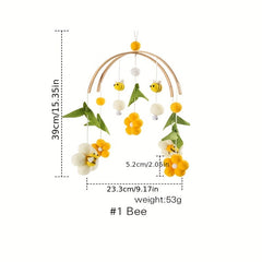 Bee Bell Crib Wind Chime - Bedroom Ceiling Decoration