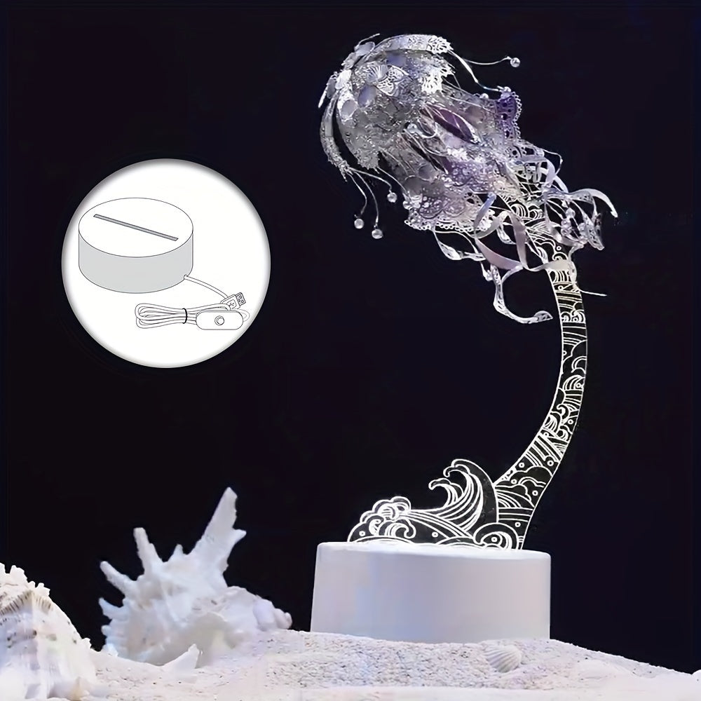 Piececool Cobalt Violet Model Kit 3D Metal Puzzle