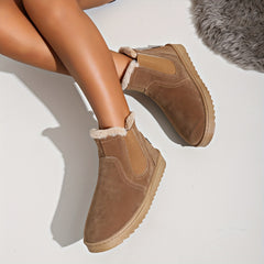 Women's Non slip Snow Boots Warm Thick Bottom Shoes