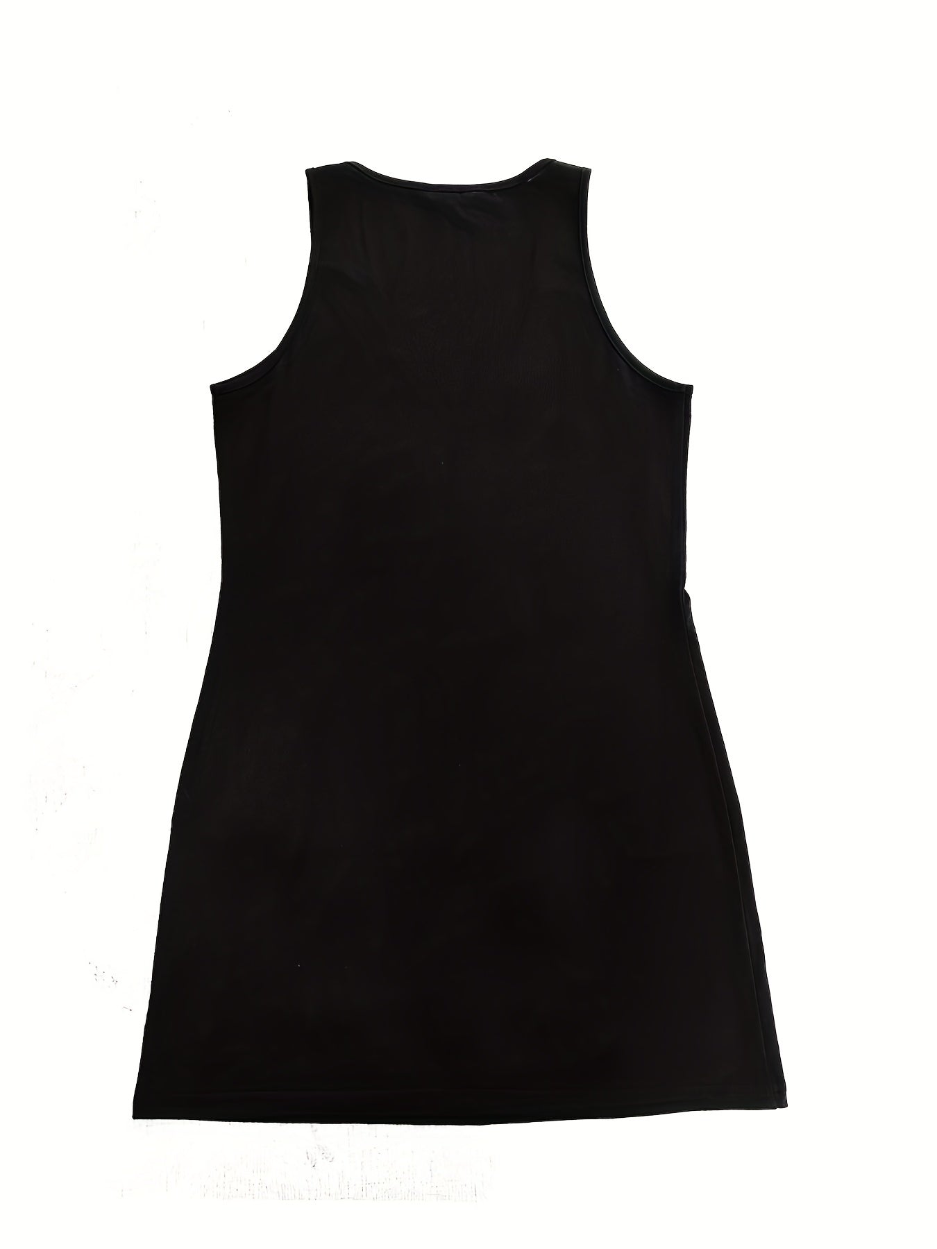Casual V Neck Sleeveless Tank Dress for Spring & Summer