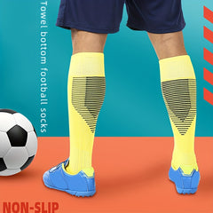 Men's Thigh Soccer Socks, Non-slip Design