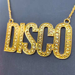 Men's Rop DISCO Alphabet Necklace