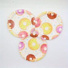 Donut Birthday Party Decorations Banner Plates Supplies For 10 Guests