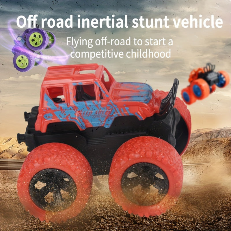4pcs Set Inertia Off-road Vehicle Drop Resistant Climbing Car Model