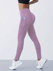 High Waist Slimming Yoga Pants Stretchy With Pocket Women's Activewear
