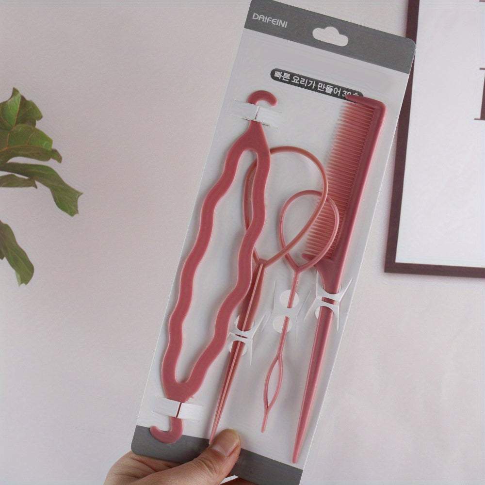 Topsy Tail Hair Tool Hair Loop Combs for Baby Girls