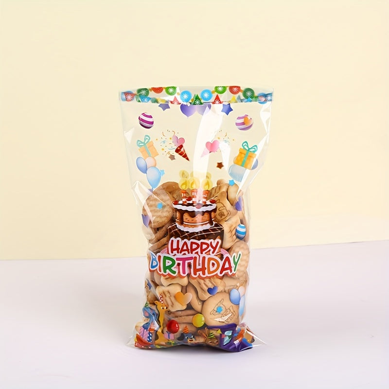 50pcs Birthday Party Candy Bag Cookie Bag Small Gift Decoration Party